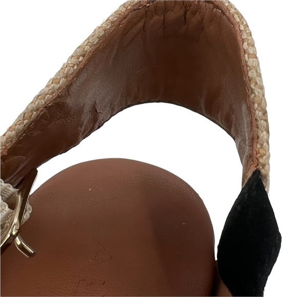 Aldo Tan Leather Cheetah Print Wedge Espadrille Heels Size 6 Women’s - Picture 10 of 10